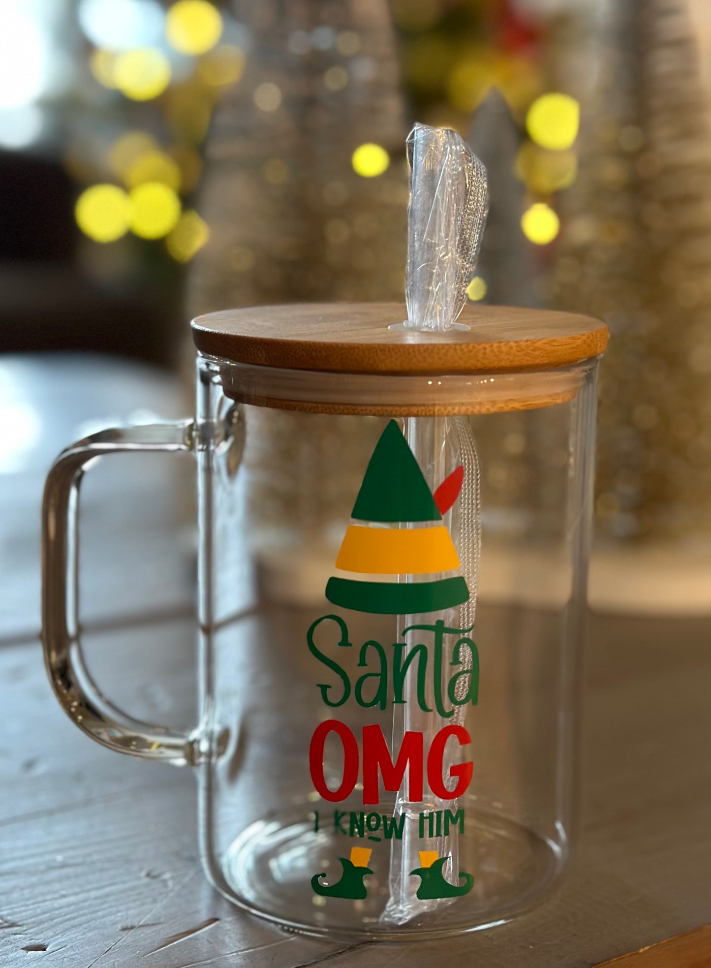 15oz glass mugs with lids