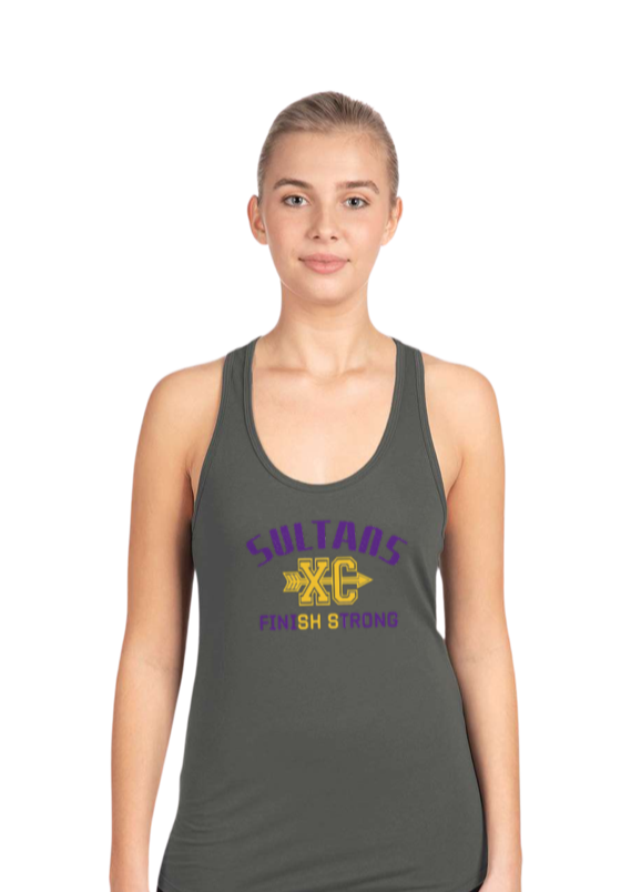 Glitter image Womans racerback tank